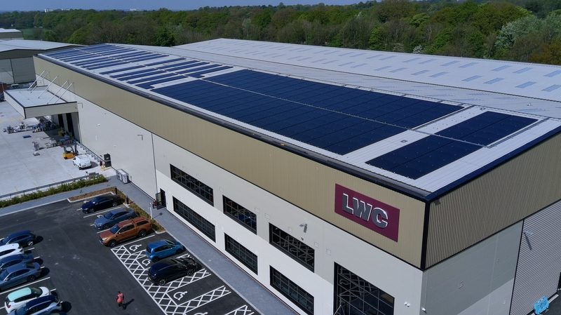 LWC Drinks — Liverpool — Distribution solar installation by Novalux