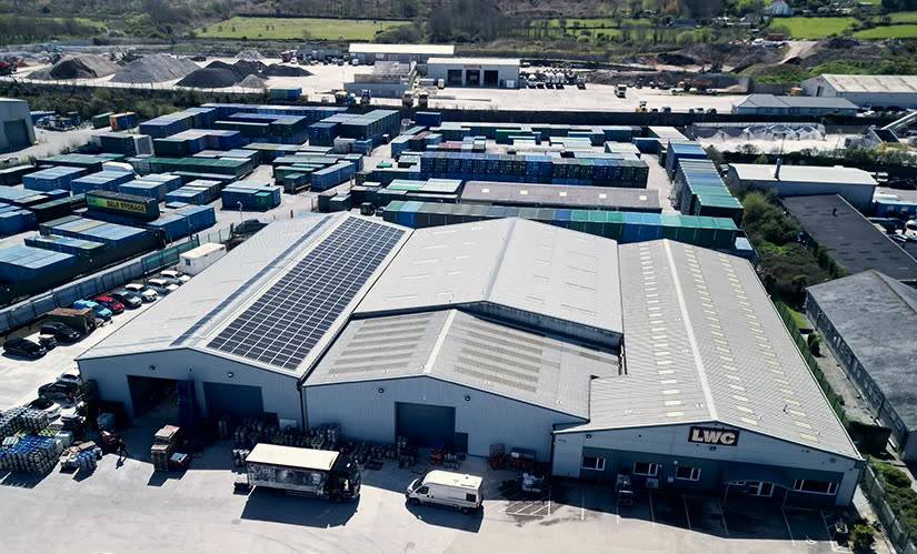 LWC Drinks — Distribution solar installation by Novalux