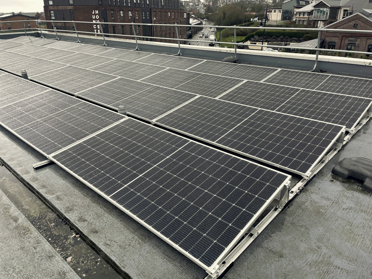 Hotel site — Barry Island — Hotels solar installation by Novalux