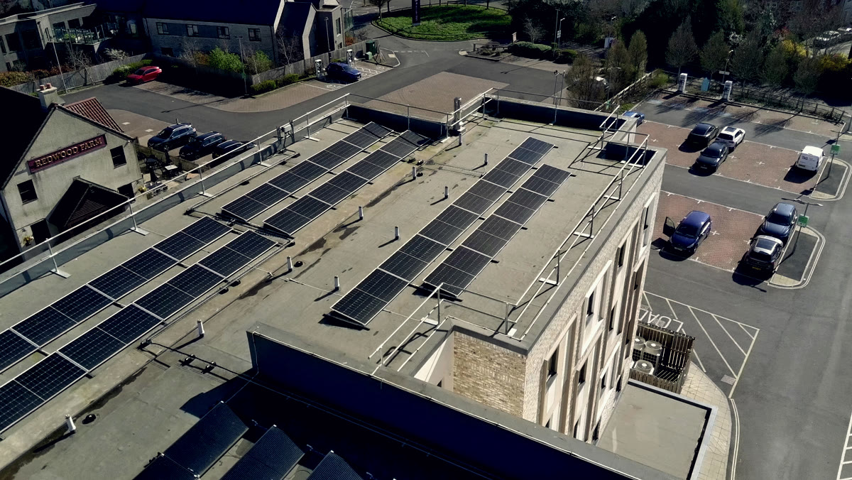 Hotel site — Bristol — Hotels solar installation by Novalux