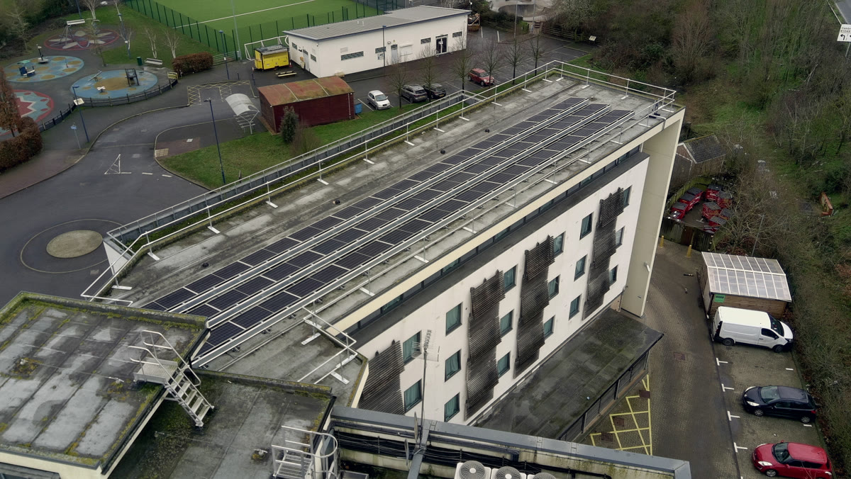 Hotel site — Cambridge — Hotels solar installation by Novalux