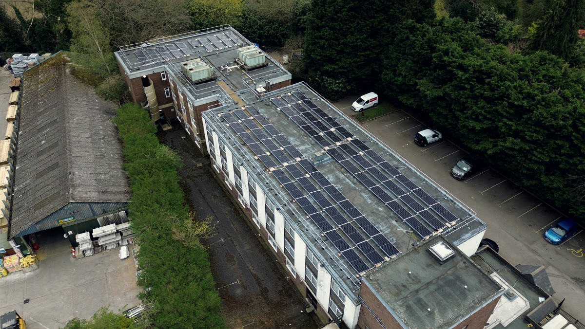 Hotel site — Epsom — Hotels solar installation by Novalux