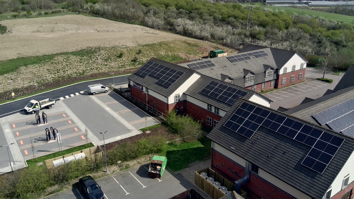 Hotel site — Evesham — Hotels solar installation by Novalux