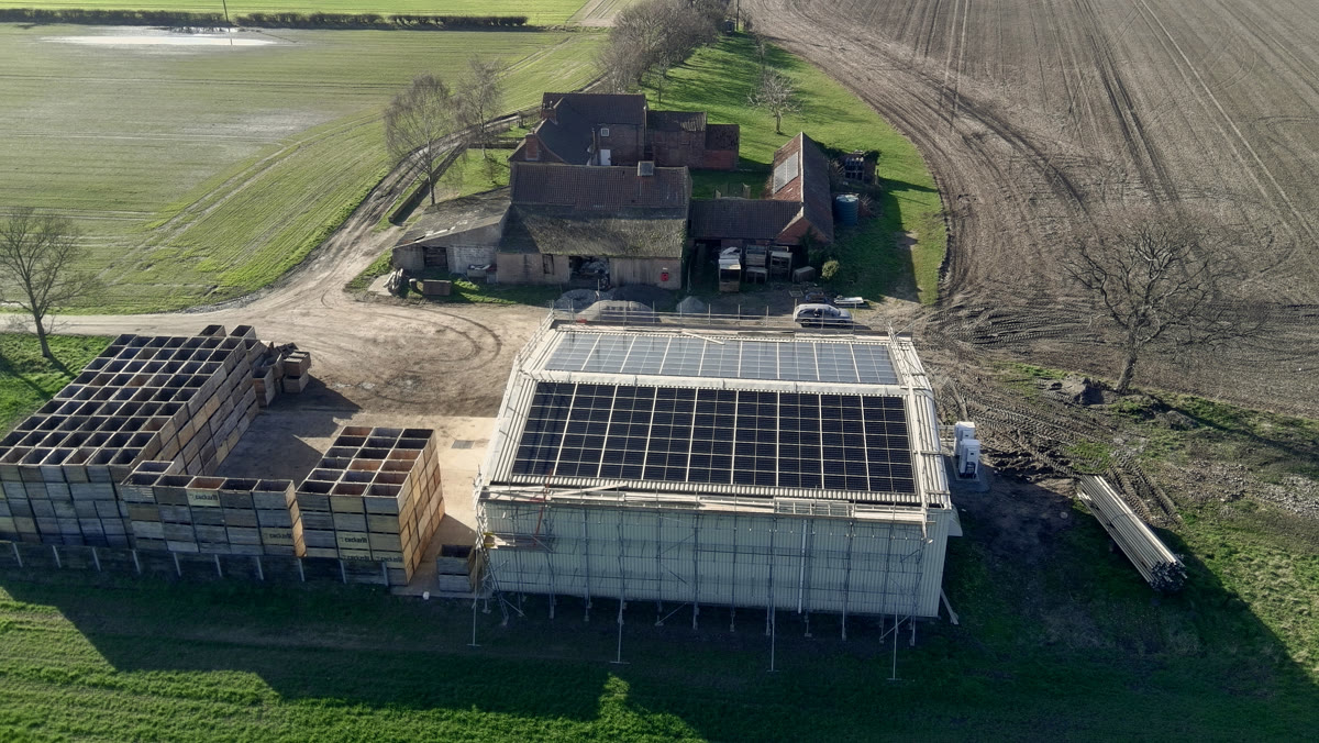 Link Hall Farm — Agriculture solar installation by Novalux