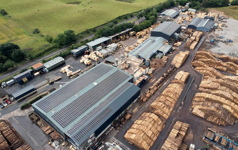 Sawmill — 3.5MW programme — Saw mills solar installation by Novalux